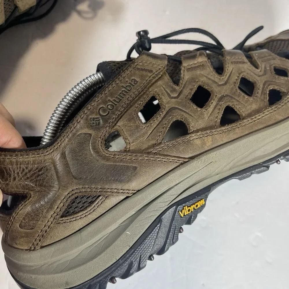 Columbia Men’s Terrebonne Leather Hiking Sandals - Size 12